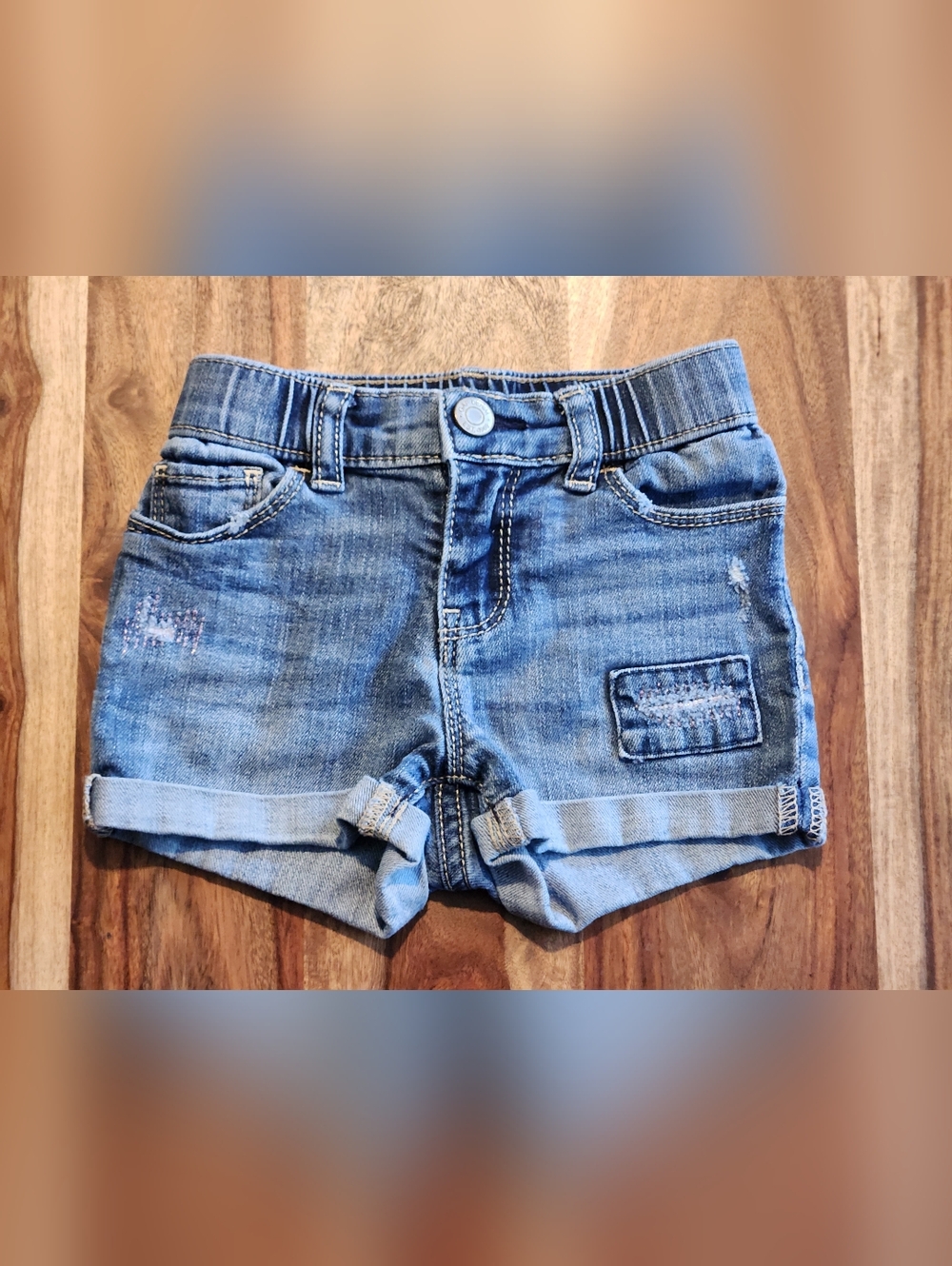 GAP Classic Blue Denim Kids Shorts